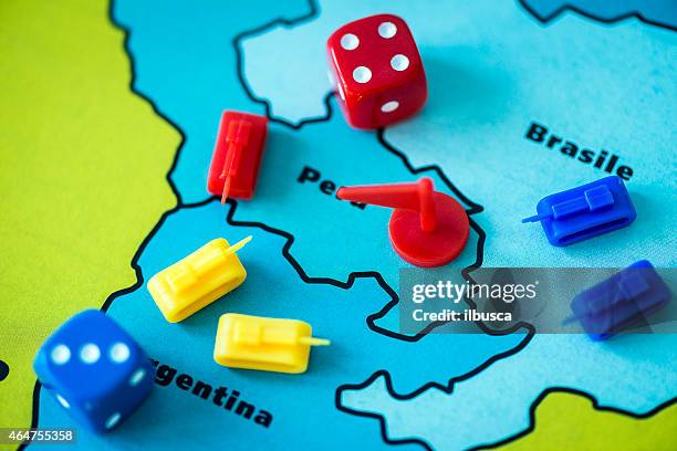 risk! board game close up - playing board games stock pictures, royalty-free photos & images