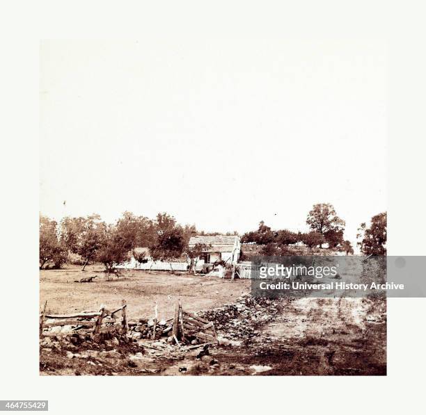 General Meade's Headquarters At Gettysburg, Eneral George G. Meade's Headquarters On Cemetery Ridge After The Battle At Gettysburg, Pennsylvania. The...
