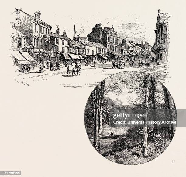 Chester-le-street ; Distant View Of Lambton Castle . Chester-le-street Is A Town In County Durham, England. Its History Goes Back To Roman Times When...