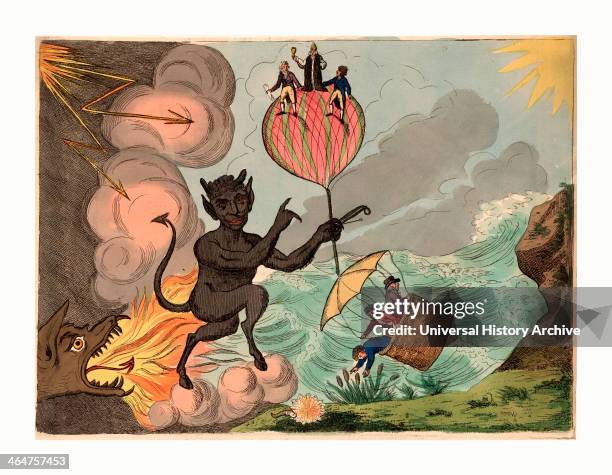 To His Royal Highness Fredrick Duke Of York, This Plate Of Satan Holding Th Prepondrence Of Power Or Bounaparte's Threat, Is Most Humbly Inscribed,...