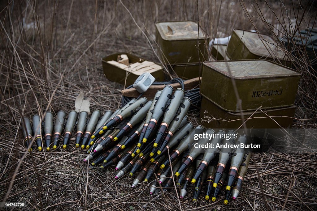 Ukrainian Soldiers Prepare To Defend Territory Against Russian Separatists