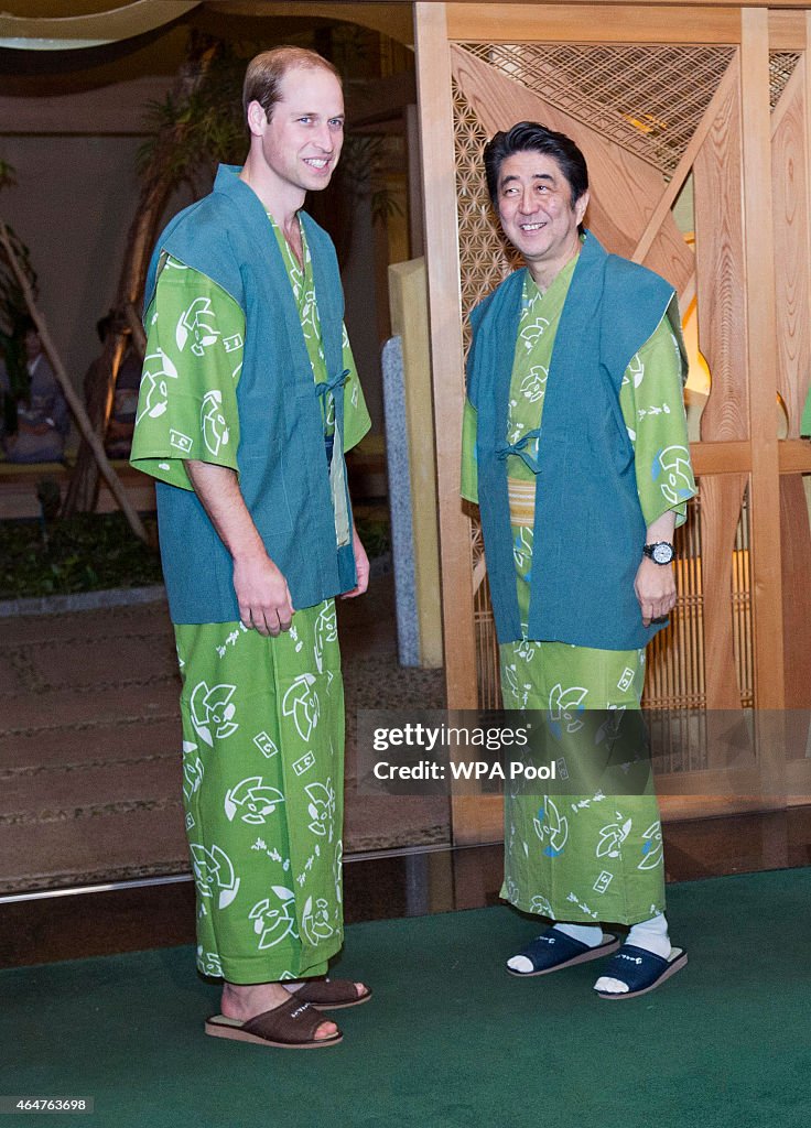 The Duke Of Cambridge Visits Japan - Day 3