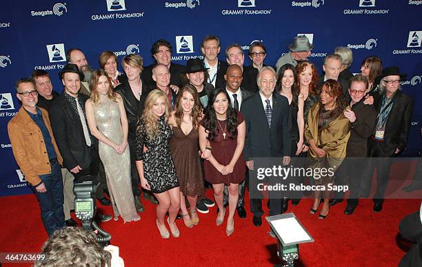 Chairman of the GRAMMY Foundation board Rusty Rueff, musicians Gavin DeGraw, Skylar Grey, John Rzeznik, Katy Bishop, Alaina Stacey, Kristen Castro,...