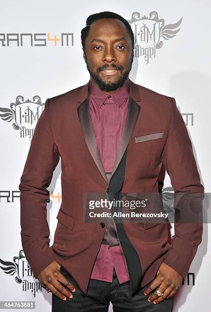 Host will.i.am attends the will.i.am hosted third annual TRANS4M concert benefitting the i.am.angel Foundation at Avalon on January 23, 2014 in...