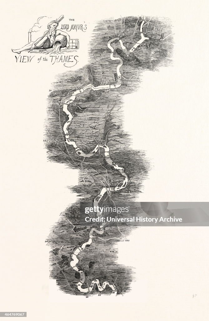 The Lord Mayor's View Of The Thames: 1. Oxford. 2. River Cherwell. 3. Sandford Lock And Weir. 4. Drayton. 5. Abingdon. 6. Appleford. 7. Wallingford. 8. Shillingford Bridge. 9. Goring. 10. Basildon Park. 11. Pangbourne Bridge. 12. Whitchurch. 13. Read