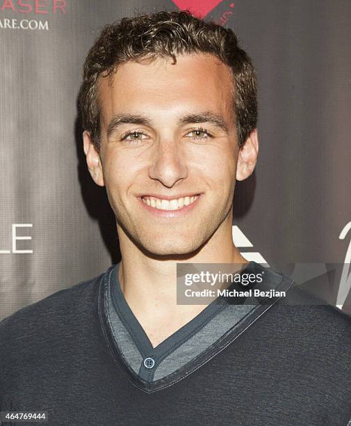 Actor Matthew Ziff attends Caroline Burt DJs At Victoria Fuller's "The Beauty Code: Art Show" at The Redbury Hotel on February 25, 2015 in Hollywood,...