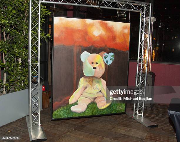 Atmosphere at Caroline Burt DJs At Victoria Fuller's "The Beauty Code: Art Show" at The Redbury Hotel on February 25, 2015 in Hollywood, California.