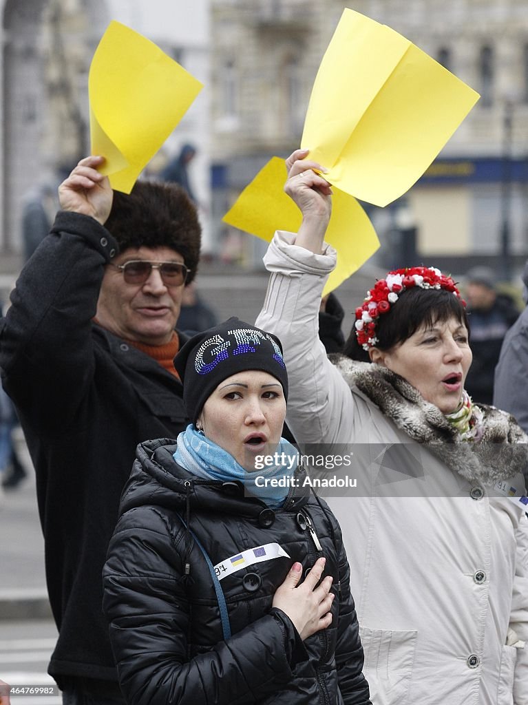 Demonstration held in Kiev