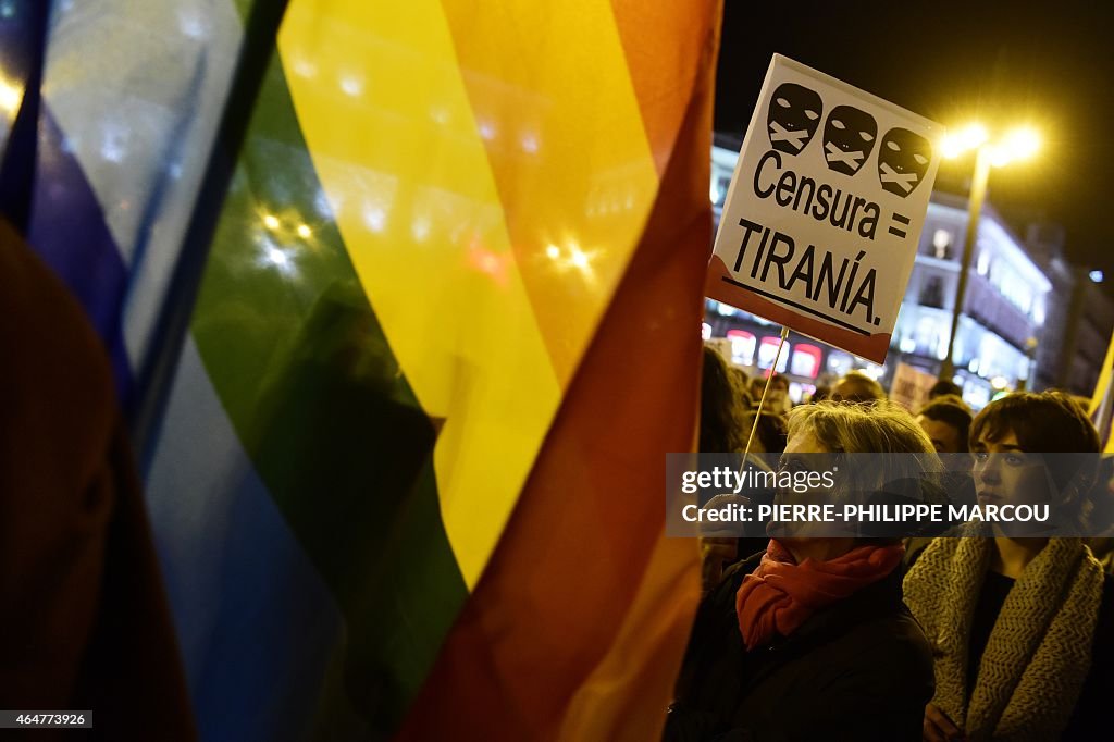 SPAIN-JUSTICE-RIGHTS-PROTEST