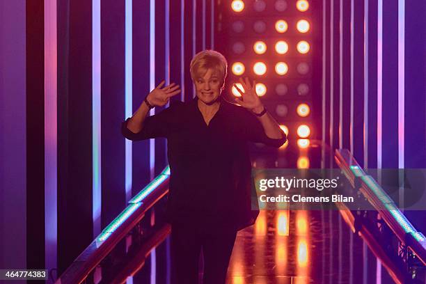 Erika Eleniak attends the taping of 'Back To School - Gottschalks grosses Klassentreffen' Show on January 23, 2014 in Berlin, Germany.