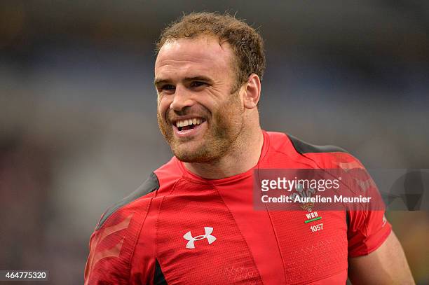 Jamie Roberts of Wales after the RBS Six Nations match between France and Wales at the Stade de France on February 28, 2015 in Paris, France.