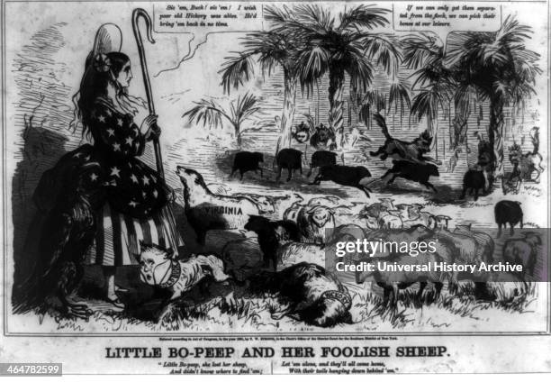 Little Bo-Peep and her Foolish Sheep 1861