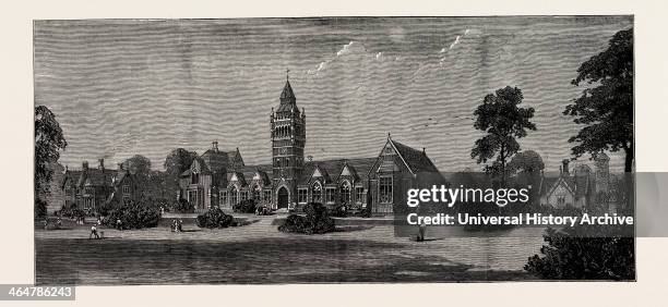 The New Schools Of The Merchant Taylors: Company At Great Crosby, Near Liverpool, UK.