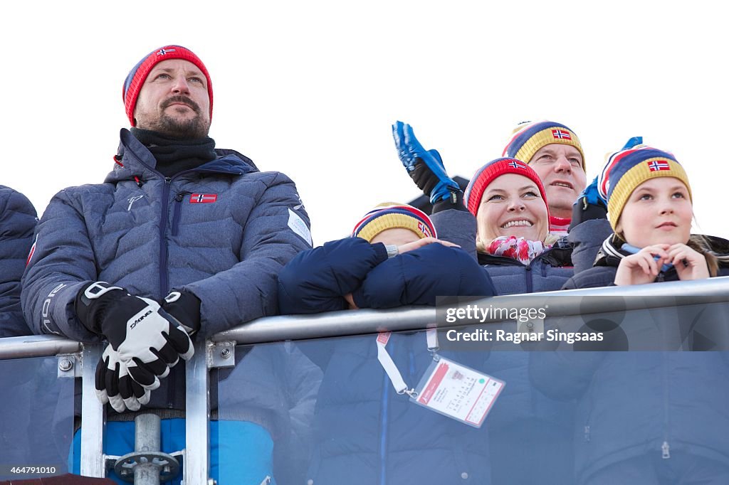 Swedish Royals Attend World Ski Championships in Falun - Day 2