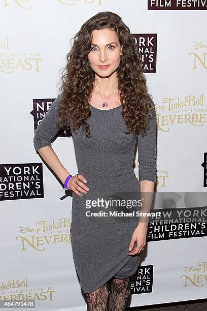 Actress Alicia Minshew attends the "Tinkerbell and the Legend of the Neverbeast" screening during the 2015 New York International Children's Film...