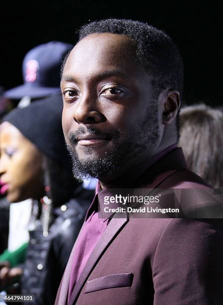 Singer will.i.am attends the 3rd Annual TRANS4M Concert benefitting the i.am.angel Foundation hosted by will.i.am at Avalon on January 23, 2014 in...