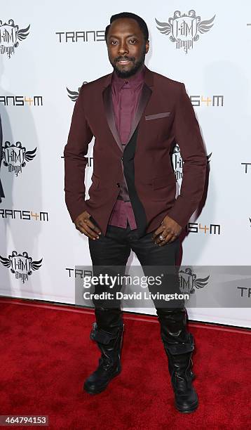 Singer will.i.am attends the 3rd Annual TRANS4M Concert benefitting the i.am.angel Foundation hosted by will.i.am at Avalon on January 23, 2014 in...