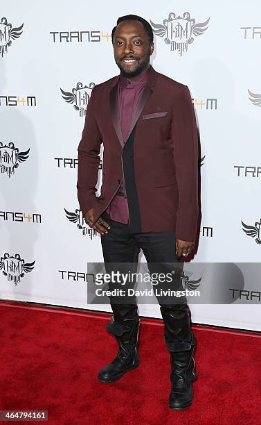 Singer will.i.am attends the 3rd Annual TRANS4M Concert benefitting the i.am.angel Foundation hosted by will.i.am at Avalon on January 23, 2014 in...