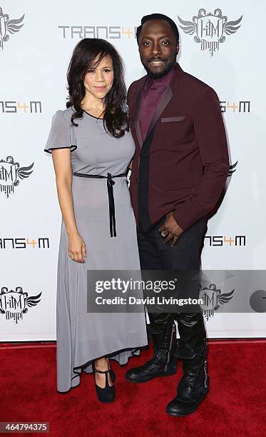 Actress Rosie Perez and singer will.i.am attend the 3rd Annual TRANS4M Concert benefitting the i.am.angel Foundation hosted by will.i.am at Avalon on...