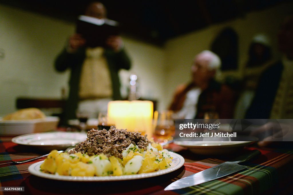 Burns Night Supper Celebrated At Robert Burns Birthplace Museum