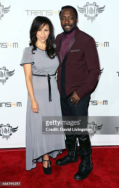 Actress Rosie Perez and singer will.i.am attend the 3rd Annual TRANS4M Concert benefitting the i.am.angel Foundation hosted by will.i.am at Avalon on...