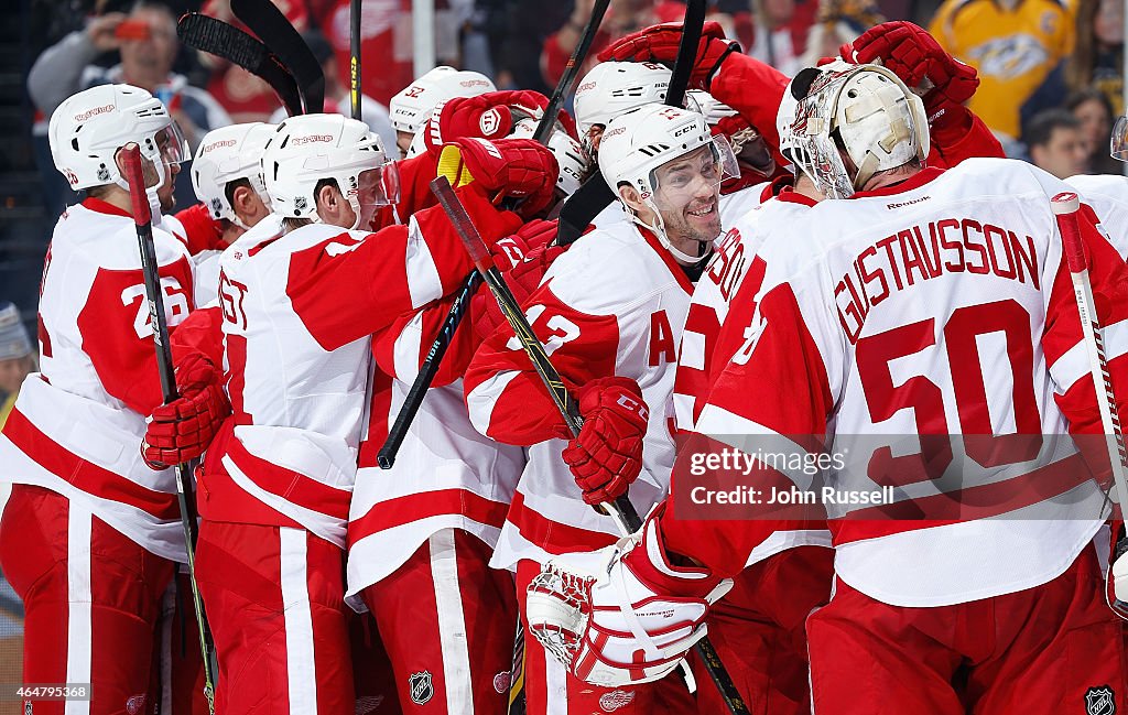 Detroit Red Wings v Nashville Predators