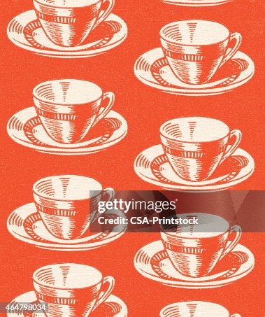 Coffee Cup Pattern Coffee Cup Pattern