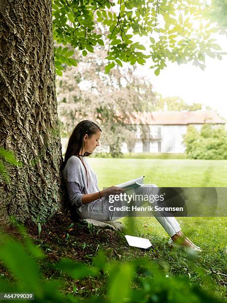 university students on campus - school denmark stock pictures, royalty-free photos & images