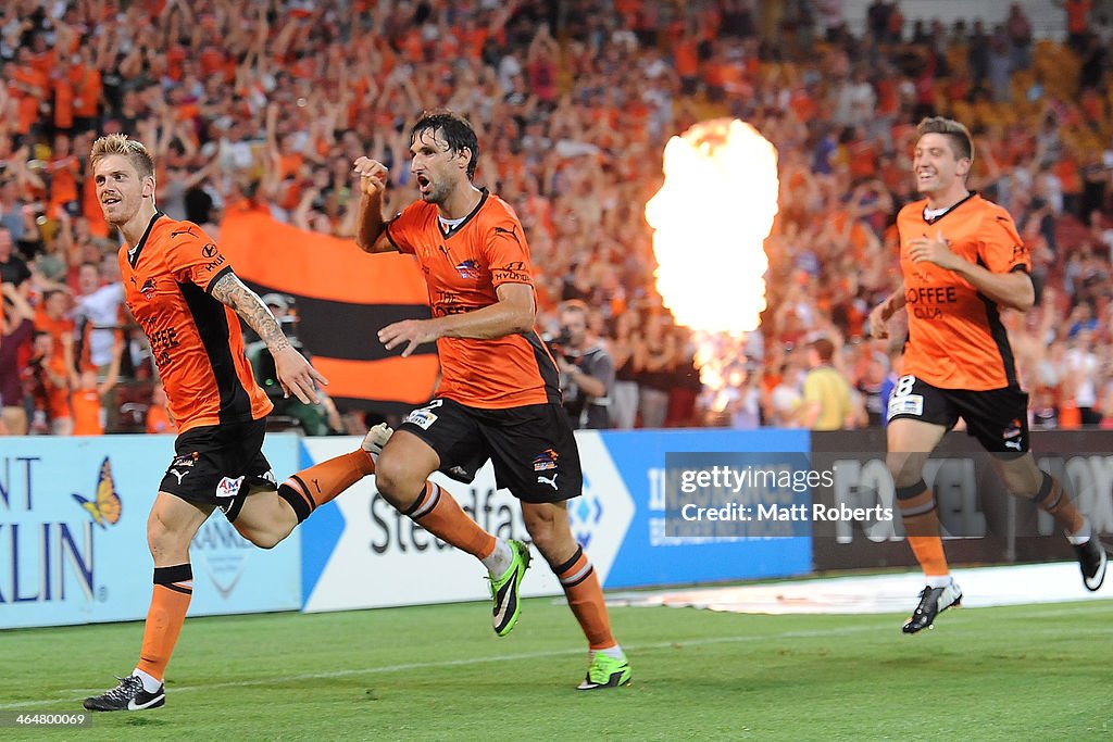 A-League Rd 16 - Brisbane v Wellington