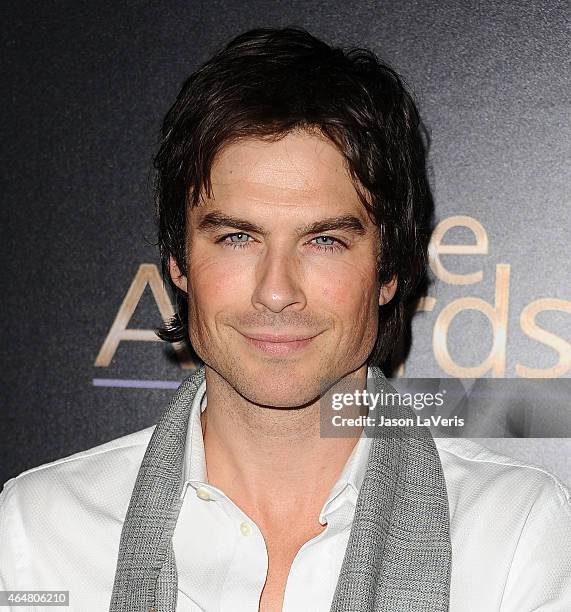 Actor Ian Somerhalder attends the 3rd annual Noble Awards at The Beverly Hilton Hotel on February 27, 2015 in Beverly Hills, California.