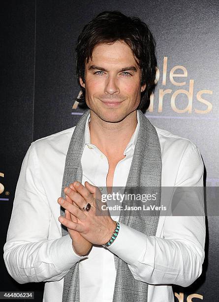 Actor Ian Somerhalder attends the 3rd annual Noble Awards at The Beverly Hilton Hotel on February 27, 2015 in Beverly Hills, California.