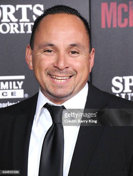 Runner Johnny Samaniego arrives at the world premiere of 'McFarland, USA' at the El Capitan Theatre on February 9, 2015 in Hollywood, California.