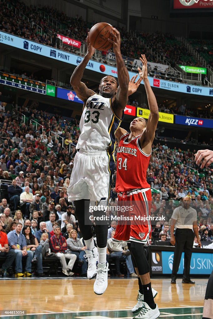 Milwaukee Bucks v Utah Jazz