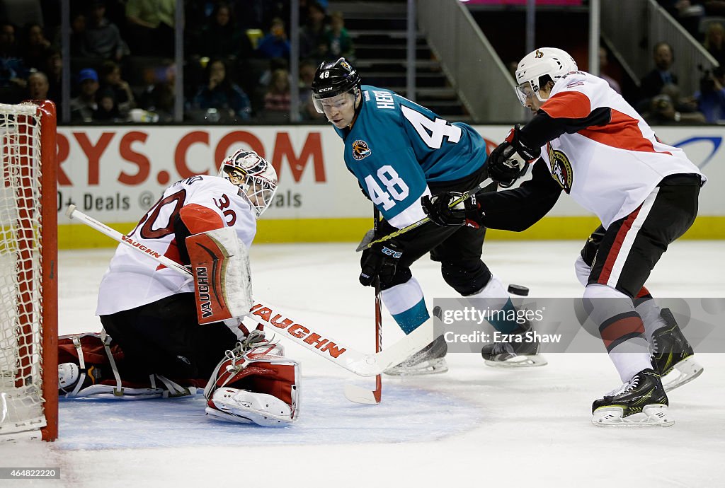 Ottawa Senators v San Jose Sharks