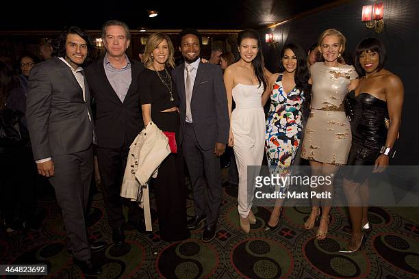 In anticipation of the premiere of Walt Disney Television via Getty Images's groundbreaking new television drama, cast members and executives from...