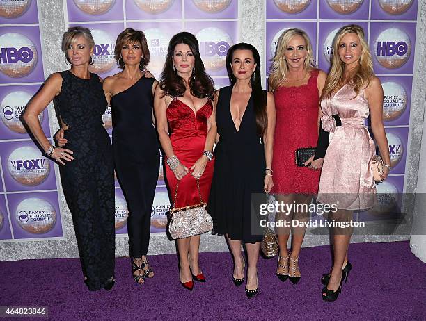 Personalities Eileen Davidson, Lisa Rinna, Lisa Vanderpump, Kyle Richards, Shannon Beador and Camille Grammer attend the Family Equality Council's...