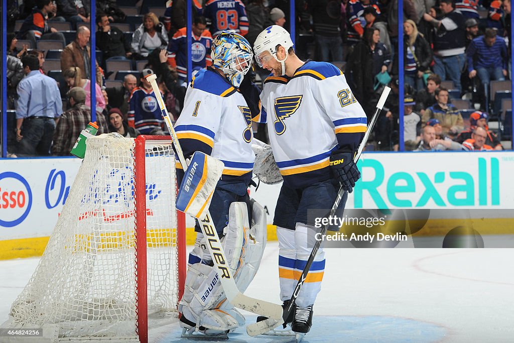 St. Louis Blues v Edmonton Oilers