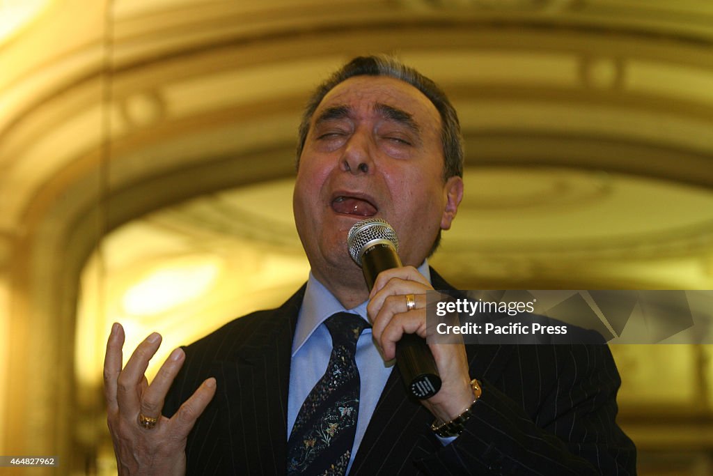 The tenor Bruno Venturini won the Lermontov award from the Institute