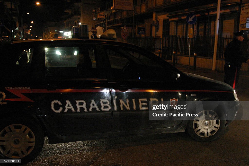 A crime scene of a man stabbed to death in the province of...