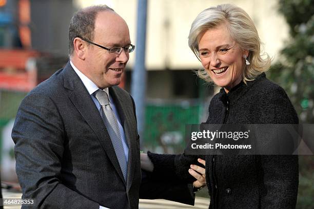 Princess Astrid of Belgium attends an event to pass her role as honorary president of the European Organisation for Research and Treatment of Cancer...