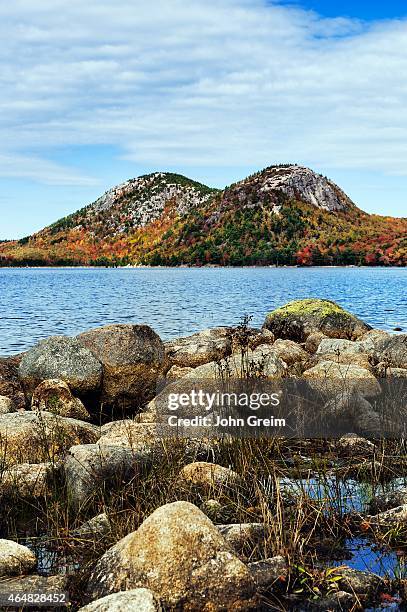 Jordan Pond and Bubble Mountain, Acadia National Park.