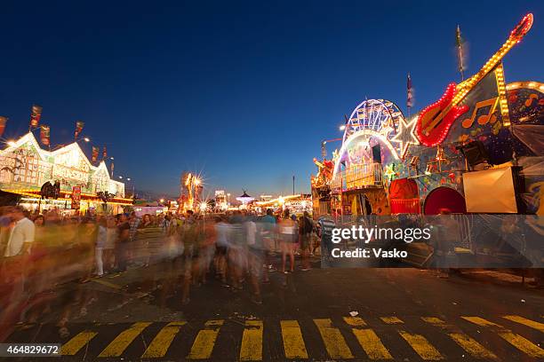 canadian national exhibition - fun house stock pictures, royalty-free photos & images