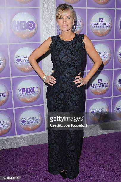 Actress Eileen Davidson arrives at the Family Equality Council's Los Angeles Awards Dinner at The Beverly Hilton Hotel on February 28, 2015 in...