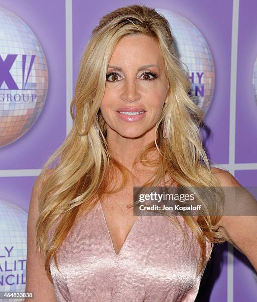 Camille Grammer arrives at the Family Equality Council's Los Angeles Awards Dinner at The Beverly Hilton Hotel on February 28, 2015 in Beverly Hills,...
