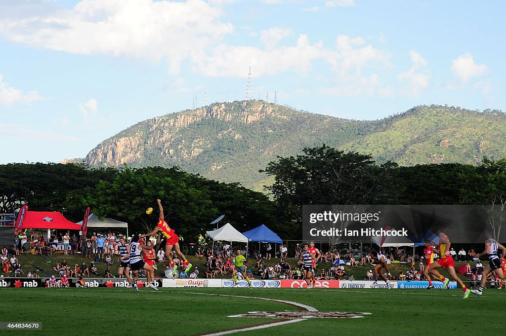 NAB Challenge - Gold Coast v Geelong