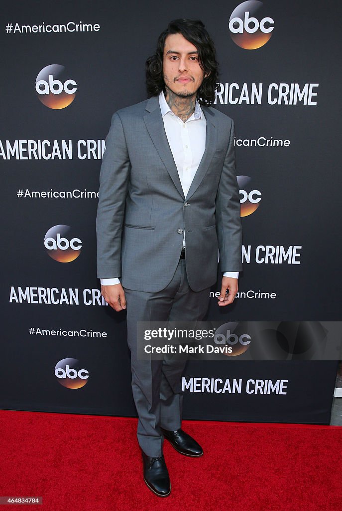 Premiere Of ABC's "American Crime" - Red Carpet