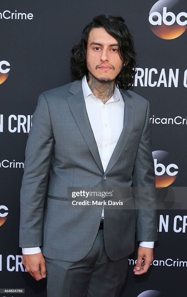 Premiere Of ABC's "American Crime" - Red Carpet