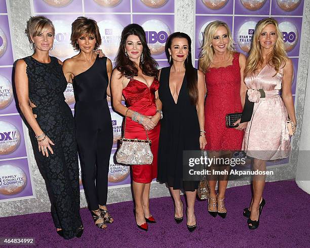 Television personalities Eileen Davidson, Lisa Rinna, Lisa Vanderpump, Kyle Richards, Shannon Beador, and Camille Grammer attend the Family Equality...