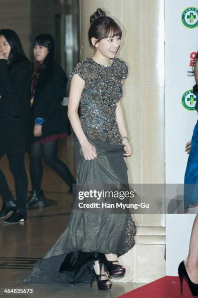 Taeyeon of South Korean girl group Girls' Generation attends the 28th ...