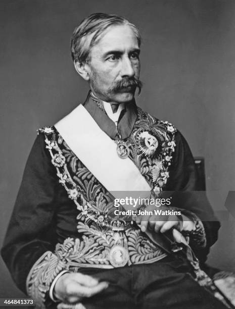 British colonial administrator Sir Henry Bartle Frere , 1872. He was Commissioner in Sindh from 1851 to 1859, Governor of Bombay from 1862 to 1867...